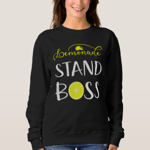 Sweatshirt Lemonade Stand Boss Ceo Lemon Crew Fun Entrepreneu