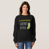 Sweatshirt Lemonade Stand Boss Ceo Lemon Crew Fun Entrepreneu (Devant entier)