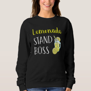 Sweatshirt Lemonade Stand Boss Ceo Lemon Crew Fun Entrepreneu