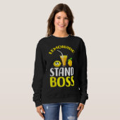 Sweatshirt Lemonade Stand Boss Funny lemonade summer (Devant entier)