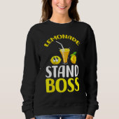 Sweatshirt Lemonade Stand Boss Funny lemonade summer (Devant)