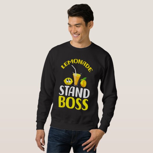 Sweatshirt Lemonade Stand Boss Funny lemonade summer (Devant entier)