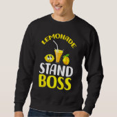 Sweatshirt Lemonade Stand Boss Funny lemonade summer (Devant)