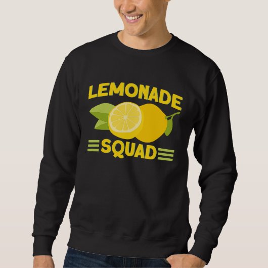 Sweatshirt Lemonade Stand Squad Lemon Juice Business Lemon Ci (Devant)