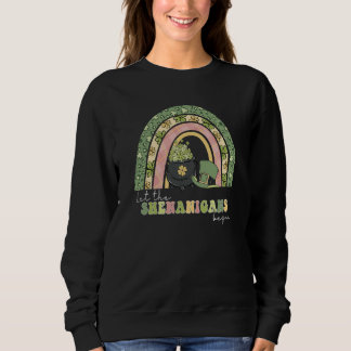 Sweatshirt Léopard Arc-en-ciel laissez les espiègleries comme