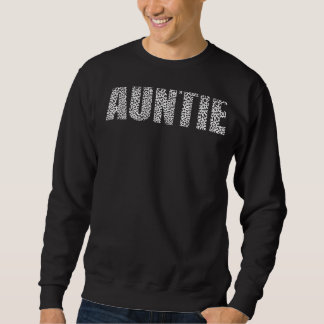 Sweatshirt Leopard Auntie Life Meilleure fille Jour des Mères