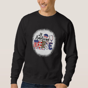 Sweatshirt Leopard blanchi Toute l'école de soins infirmiers 