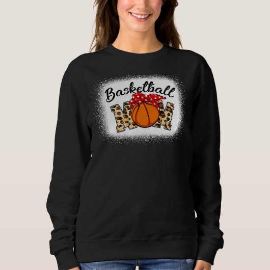 Sweatshirt Leopard Bleached Basketball Maman Jeu 1 (Devant)