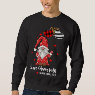 Sweatshirt Leopard Citrouille Imprimer Gnomes Plaid Automne T