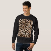 Sweatshirt Leopard Design Motif : Wild Elegance. (Devant entier)