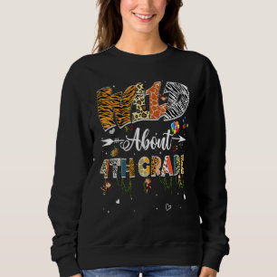 Sweatshirt Léopard Fou de la 4e rentrée scolaire Safari