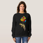 Sweatshirt Leopard Gecko Avec Ballons (Devant entier)