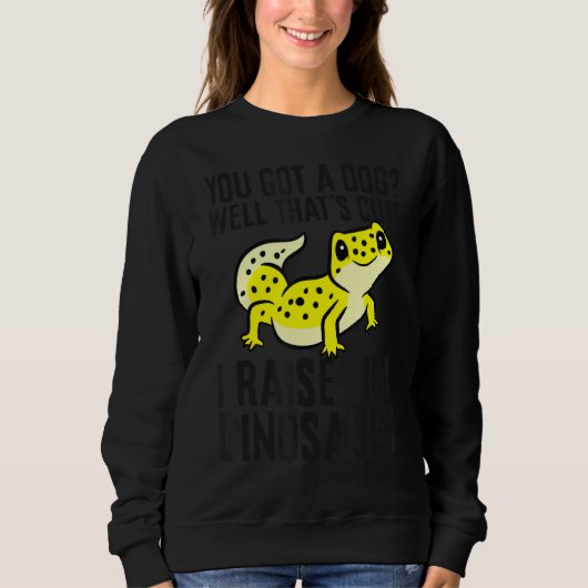Sweatshirt Leopard Gecko Propriétaire Leopard Gecko Pet Leopa (Devant)