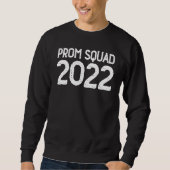 Sweatshirt Leopard Graphic Prom Squad 2022 Grad Grad Gradua (Devant)