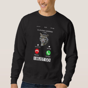 Sweatshirt Leopard Nuageux Appelle Genus Panther Felidae C