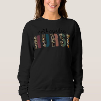 Sweatshirt Leopard Orthopédique Nurse Nurse Student School