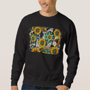 Sweatshirt Léopard Ouest Rodéo Cachette Gemstone Sunflower B