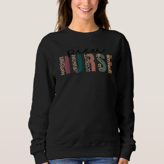 Sweatshirt Leopard Picu Nurse Nurse Student School 1