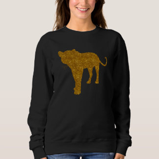 Sweatshirt Leopard Pour Femmes Fille Panther Animal Gros Chat