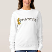 Sweatshirt Leopard, Quoi Que Ce Soit, Empreinte de léopard, D (Devant)
