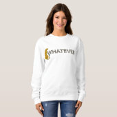 Sweatshirt Leopard, Quoi Que Ce Soit, Empreinte de léopard, D (Devant entier)