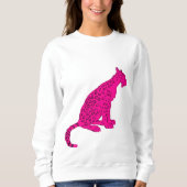 Sweatshirt Léopard rose (Devant)