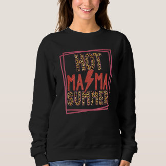 Sweatshirt Leopard Thunder Hot Maman Cool Maman Maman Vie Tee