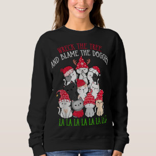Sweatshirt L'Épave De L'Arbre Blâment Les Doggies De La La Fu