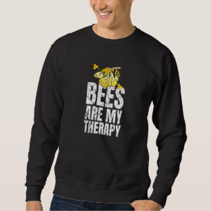 Sweatshirt Les abeilles sont ma thérapie Apiculture Apiculteu