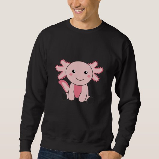 Sweatshirt Les Amateurs D'Axolotl Les Beaux Animaux Pour Les (Devant)