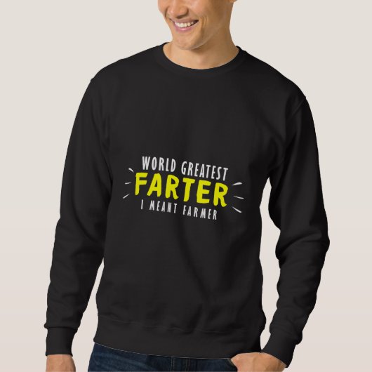 Sweatshirt Les animaux de ferme les plus grands Rancher de Fa (Devant)