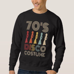 Sweatshirt les années 70 Costume Disco 70 Styles 1970 Femmes