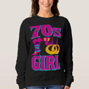 Sweatshirt les années 70 Musique Costume Classique Fille Née