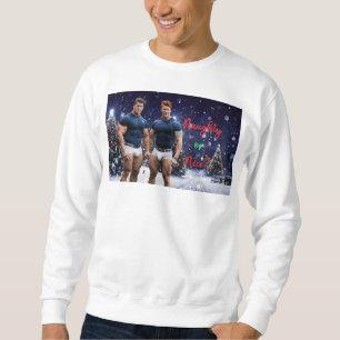 Sweatshirt Les arbres de Noël lumineux de SlipperyJoe deux mu