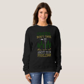 Sweatshirt Les arbres ne se soucient pas de vos sentiments Di (Devant entier)