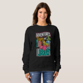 Sweatshirt Les aventures de technicien de bibliothèque archiv (Devant entier)