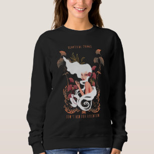 Sweatshirt Les belles choses ne demandent pas l'attention Ins