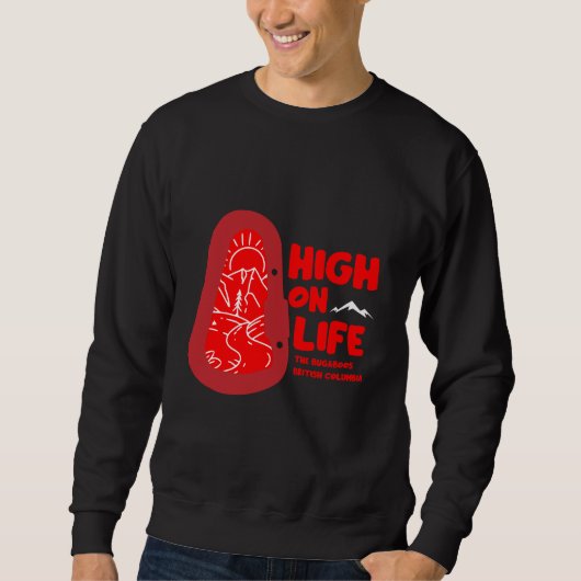 Sweatshirt Les Bugaboos Alpinisme Canada (Devant)