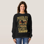 Sweatshirt Les canicules Sont Mon Esprit Les Animaux Les cani (Devant entier)