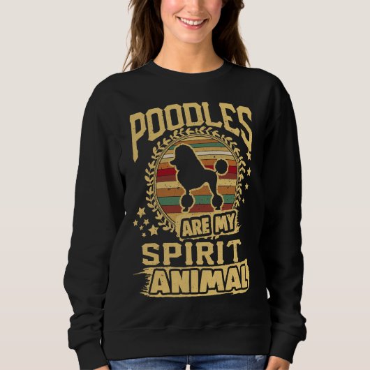Sweatshirt Les canicules Sont Mon Esprit Les Animaux Les cani (Devant)
