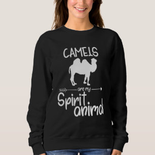 Sweatshirt Les chameaux Sont Mon Esprit Animal Pour Hommes Fe