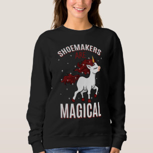Sweatshirt Les Chaussures Sont Magique Unicorne Emploi Cobble
