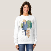 Sweatshirt LES CHEMINS SONT FABRIQUÉS À PIED - Chow Sweatshir (Devant entier)