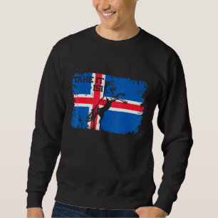 Sweatshirt Les Chevaux Islandais Le Prennent Isi