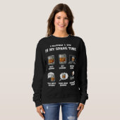 Sweatshirt Les Choses Que Je Fais Dans Mon Temps De Secours B (Devant entier)