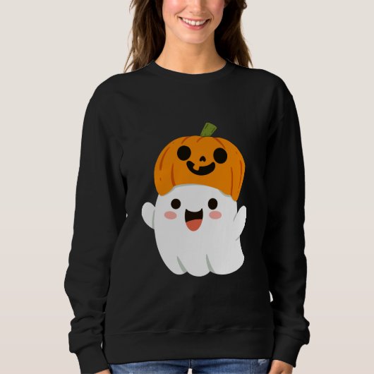Sweatshirt Les citrouilles font la nuit parfaite. (Devant)