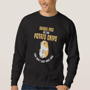 Sweatshirt Les cochons de Guinée sont comme des chips de pomm