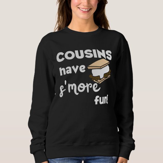 Sweatshirt Les Cousins Ont Plus Amusants Camping Cousin Famil (Devant)