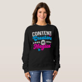 Sweatshirt Les créateurs de contenu sont des influenceurs soc (Devant entier)