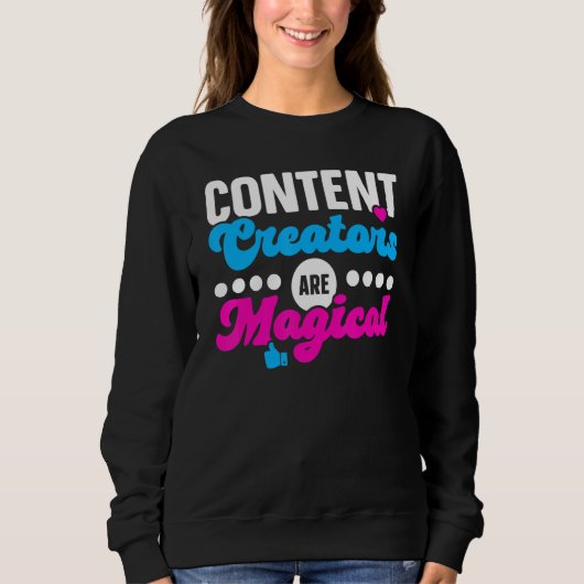 Sweatshirt Les créateurs de contenu sont des influenceurs soc (Devant)